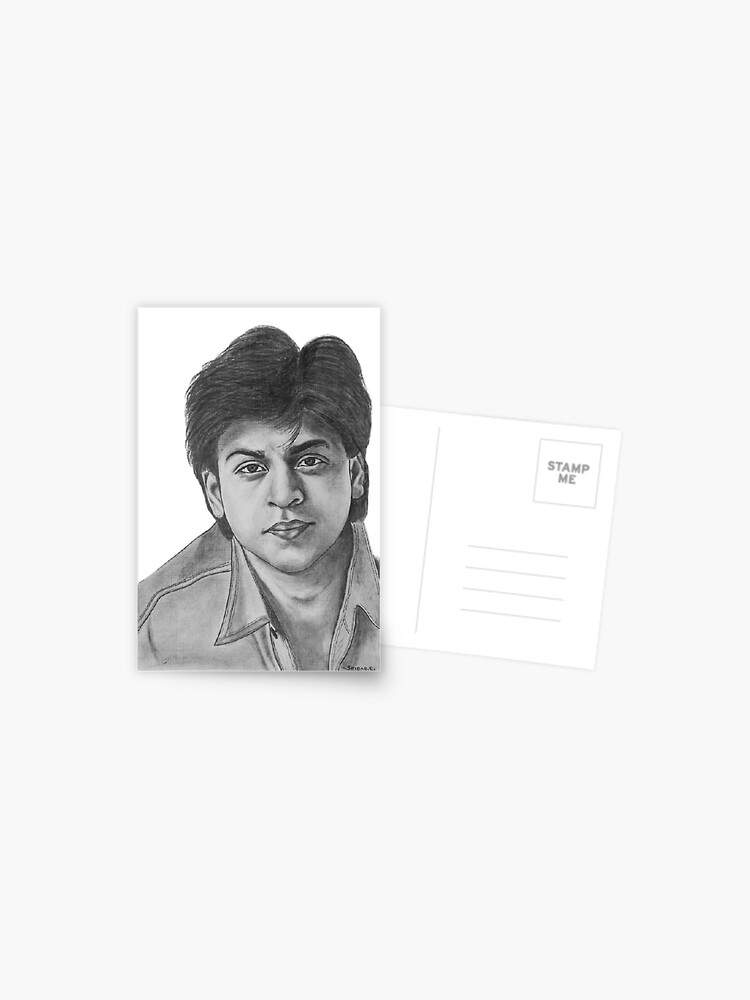 Shah Rukh Khan Portrait By Ball Pen Acrylic Print By, 43% OFF