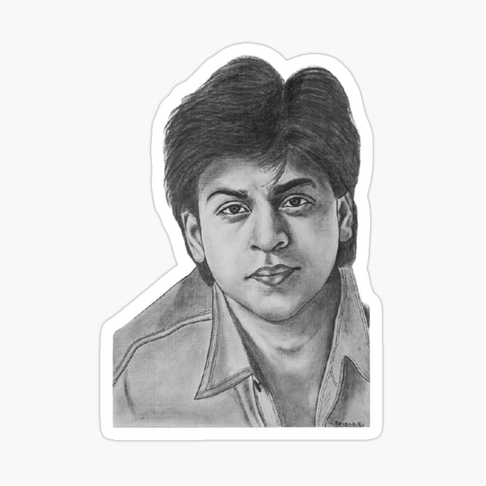 Great Pencil Sketch Of Shah Rukh Khan Art By Manoj Kumar Naik |  DesiPainters.com