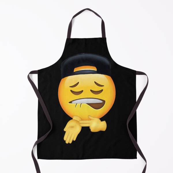 Sheesh Emoji Ice In My Veins Pose Meme Apron For Sale By Fomodesigns Redbubble