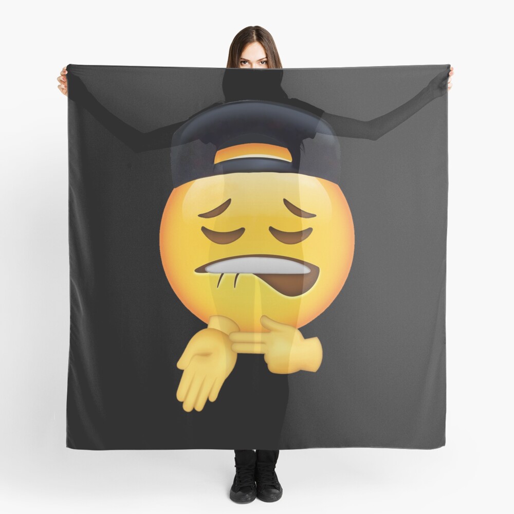 Sheesh Emoji Ice In My Veins Pose Meme Scarf For Sale By Fomodesigns Redbubble