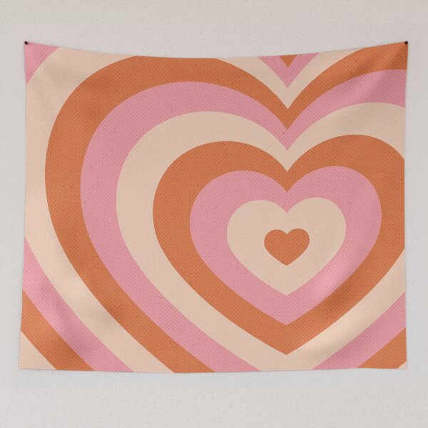 Item preview, Vintage Distressed Concentric Hearts designed and sold by SLAG-Creative.