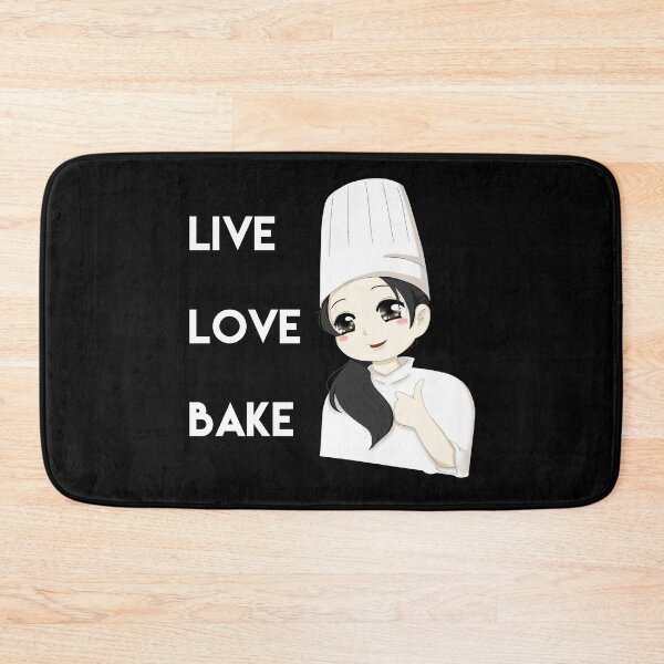 Item preview, Cute baking design. Live, love, bake. Baking quote designed and sold by efenem.