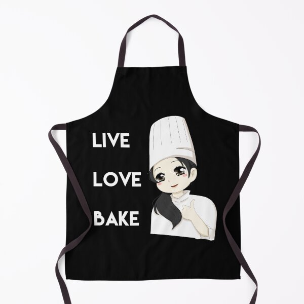 Item preview, Cute baking design. Live, love, bake. Baking quote designed and sold by efenem.