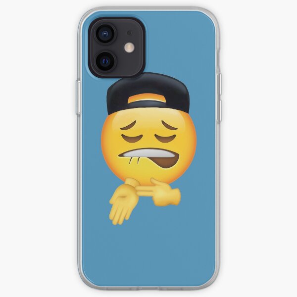 Sheesh Emoji Ice In My Veins Pose Fuckboy iPhone Soft Case.
