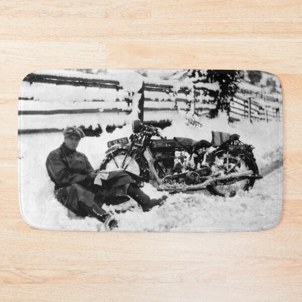Item preview, Dare Devil riding his Ironhorse on Icy Roads designed and sold by Fotomaxx.