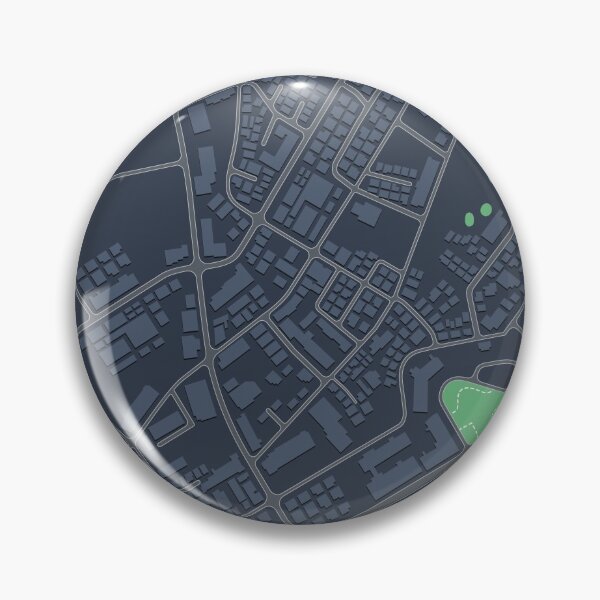 Item preview, 2D Topview Funky Map Urban City designed and sold by Peekonet.