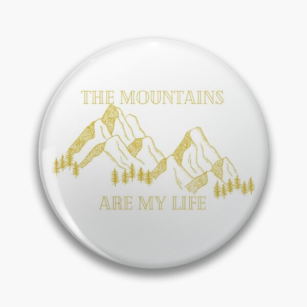 Item preview, The Mountains Are My Life/Golden Mountains and Trees designed and sold by ShaunSandhu.