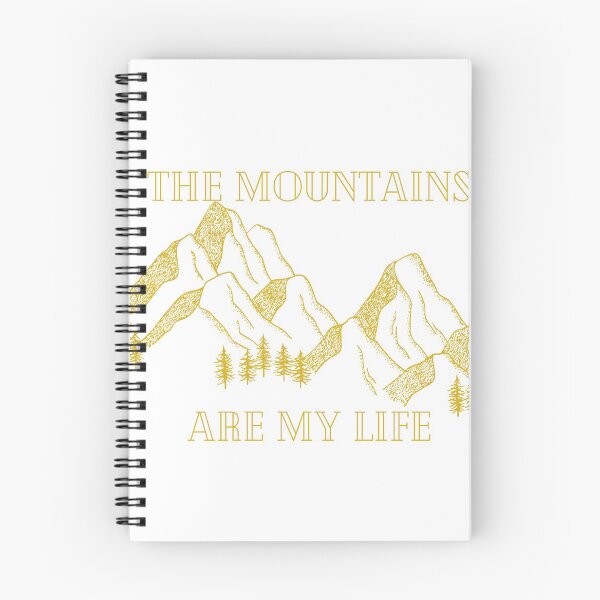 Item preview, The Mountains Are My Life/Golden Mountains and Trees designed and sold by ShaunSandhu.