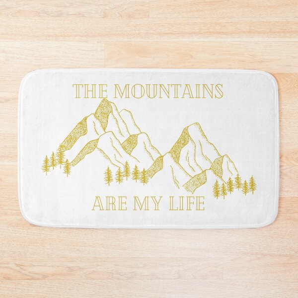 Item preview, The Mountains Are My Life/Golden Mountains and Trees designed and sold by ShaunSandhu.