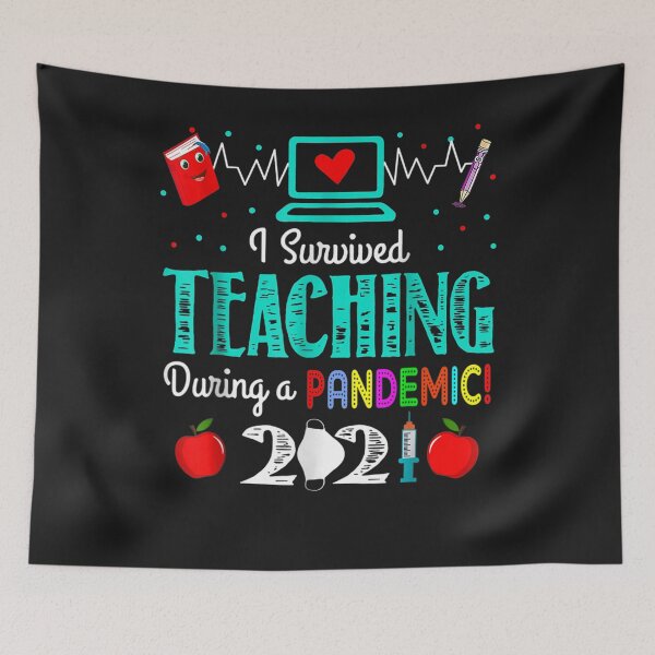 Item preview, I Survived Teaching During A Pandemic 2021 Funny. Trending T-Shirt designed and sold by Lukifo-Quipo.