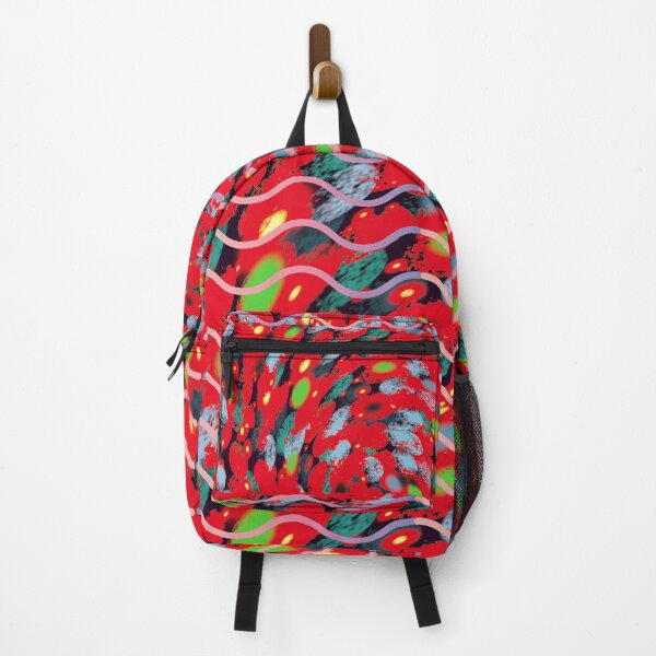 Item preview, Abstract Aesthetic Colourful Dots With Pink Waves designed and sold by Eklectikos.
