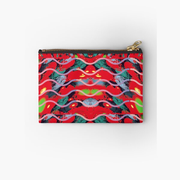 Item preview, Abstract Aesthetic Colourful Dots With Pink Waves designed and sold by Eklectikos.