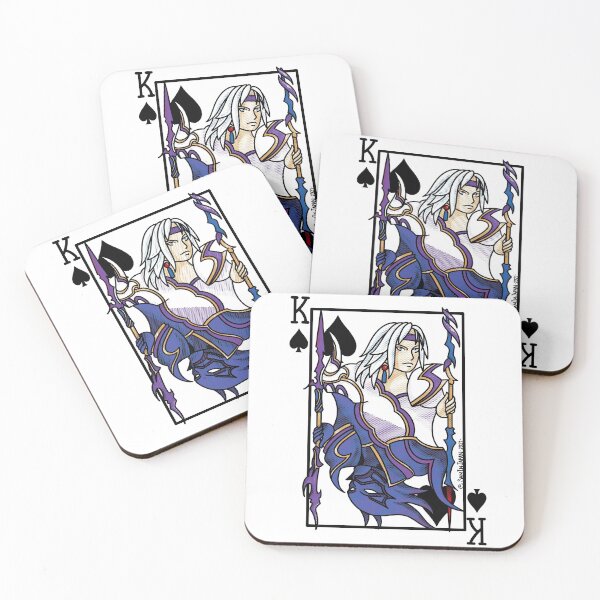 Item preview, Dark Knight & Lunar Paladin Cecil from FF4 Playing Card designed and sold by SamInJapan.
