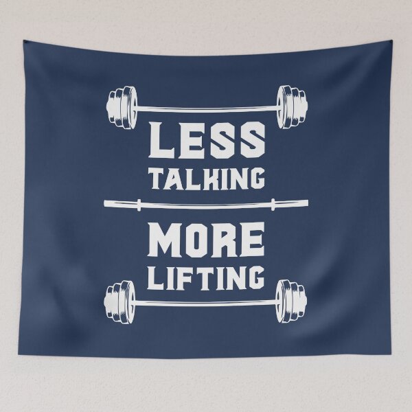 Item preview, Less Talking More Lifting designed and sold by G-Projext.