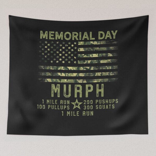 Item preview, Murph Challenge Memorial Day WOD Workout Gear 2021 T-Shirt designed and sold by Lukifo-Quipo.