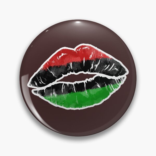 Artikelvorschau, African Lips Flag Melanin, Monat der schwarzen Geschichte entworfen und verkauft von OnPurposeMarket.