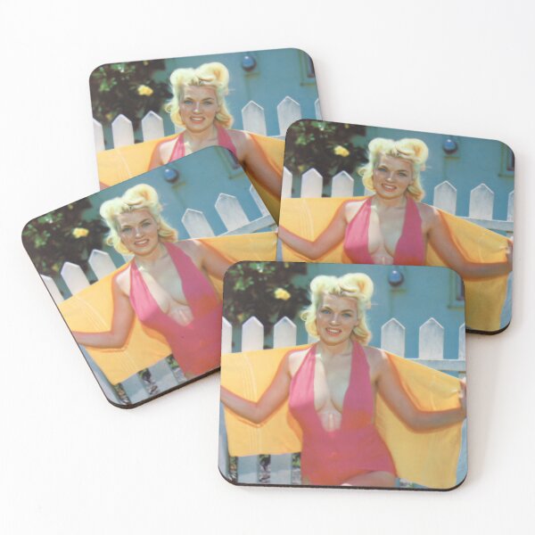 Item preview, Florida postcard Blonde Pink swimsuit and yellow towel designed and sold by Lowtech.
