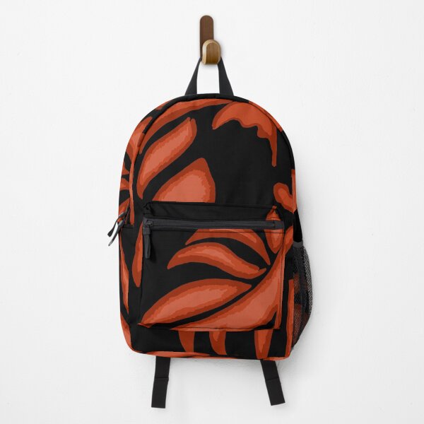 Item preview, Black Tribal African Maned Lion Illustration Orange Safari Travel Savannah Desert designed and sold by Celosia Liv.