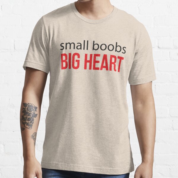 Small Tits Big Heart Baby Tee – ellesong