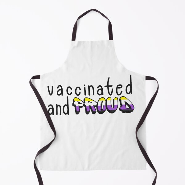 Item preview, Vaccinated and Proud (Nonbinary Pride Flag) designed and sold by GrellenDraws.