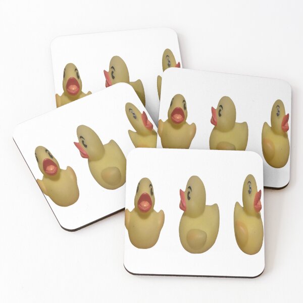 Item preview, THREE CUTE LITTLE YELLOW RUBBER DUCKIES STICKER PACK  designed and sold by RetroPlaceee.