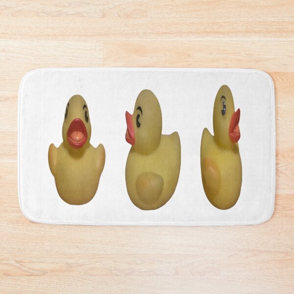 Item preview, THREE CUTE LITTLE YELLOW RUBBER DUCKIES STICKER PACK  designed and sold by RetroPlaceee.