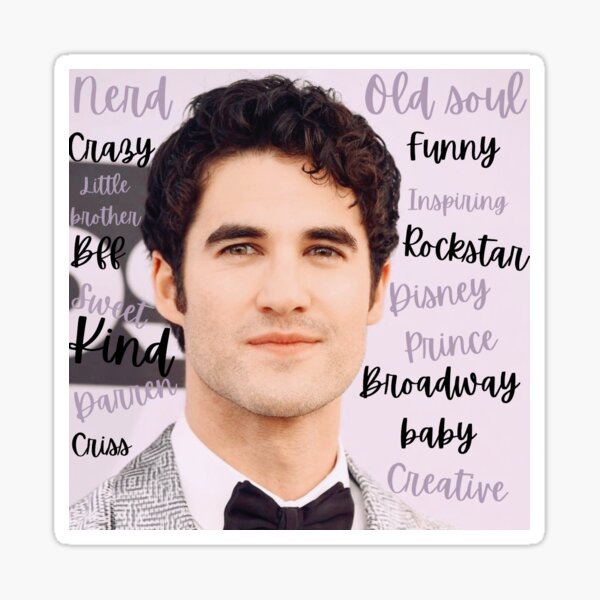 Item preview, Darren criss art designed and sold by Darelila.