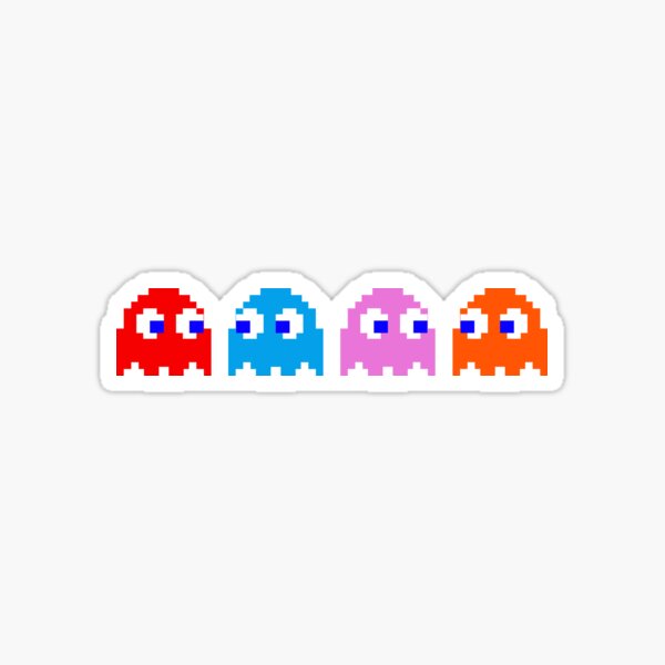 ghost friends Sticker
