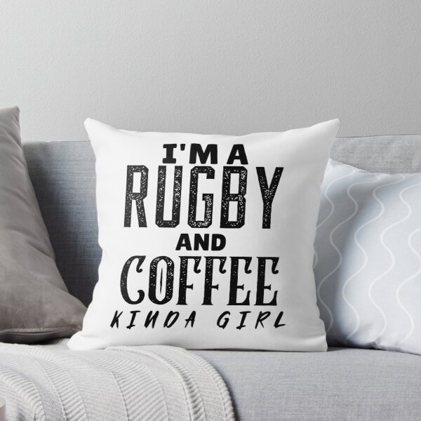 Item preview, I'm A Rugby And Coffee Kinda Girl, Funny Rugby And Coffee Gift For Mums, Aunties, Grandmothers And Sisters designed and sold by BigJackTees.