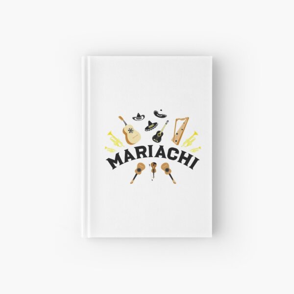 mariachi band pattern bridget Hardcover Journal