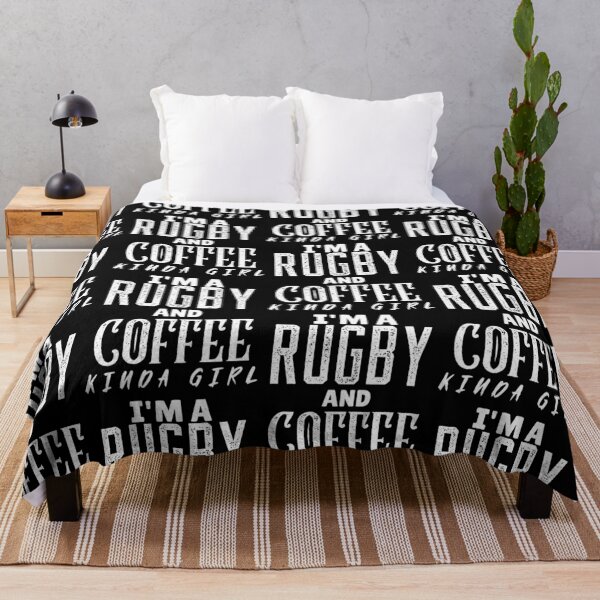 Item preview, 'm A Rugby And Coffee Kinda Girl, Funny Rugby And Coffee Gift For Mums, Aunties, Grandmothers And Sisters designed and sold by BigJackTees.