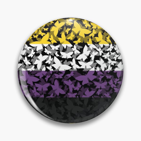 Item preview, Veil of Butterflies, Pride Series - Nonbinary designed and sold by StephOBrien.