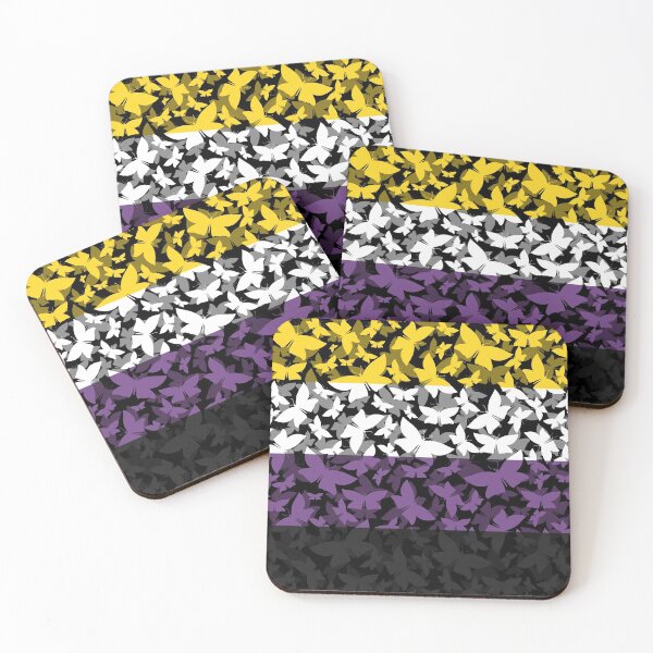 Item preview, Veil of Butterflies, Pride Series - Nonbinary designed and sold by StephOBrien.