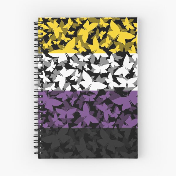 Item preview, Veil of Butterflies, Pride Series - Nonbinary designed and sold by StephOBrien.