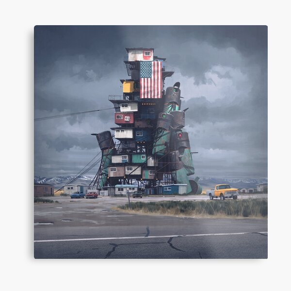 The Mound Metal Print