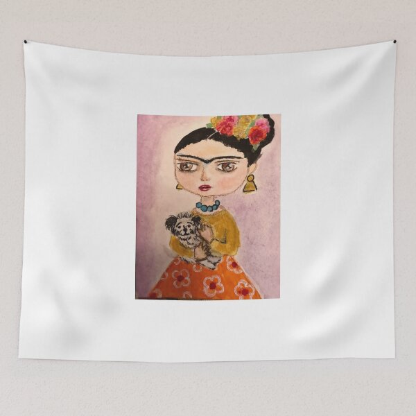Item preview, Frida and her puppy designed and sold by RosaLL.