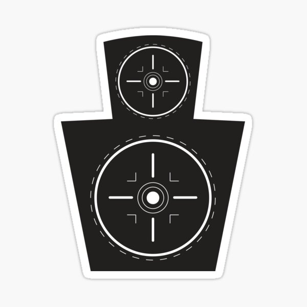Item preview, shooting target designed and sold by HumanwreckageRB.
