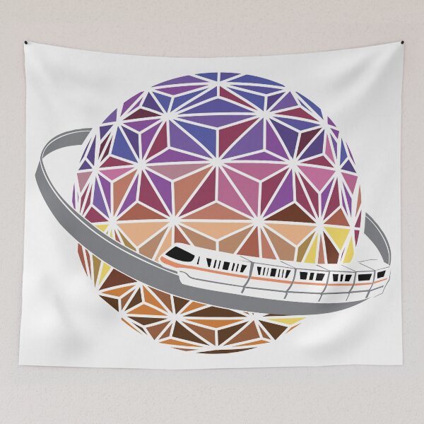 Item preview, Spaceship Saturn With Peach Monorail designed and sold by MedievalMagic.