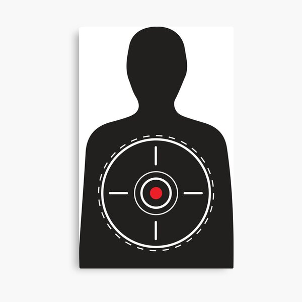 sniper target canvas prints redbubble