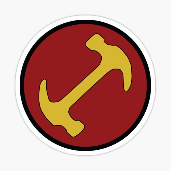 The Stonecutters Logo Sticker