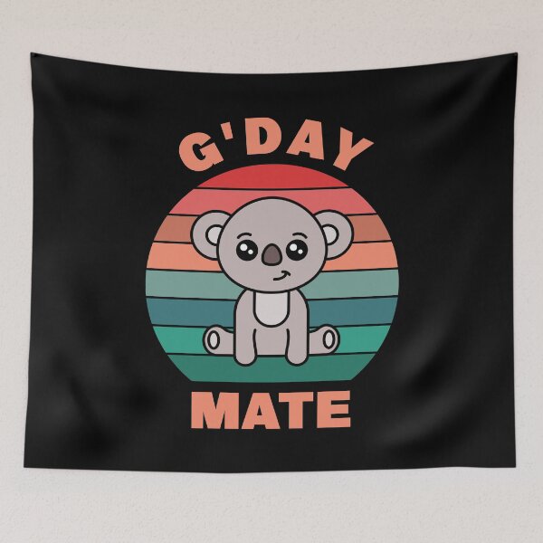 Item preview, G'day Mate Cute Koala Says Hi designed and sold by TashaVector.