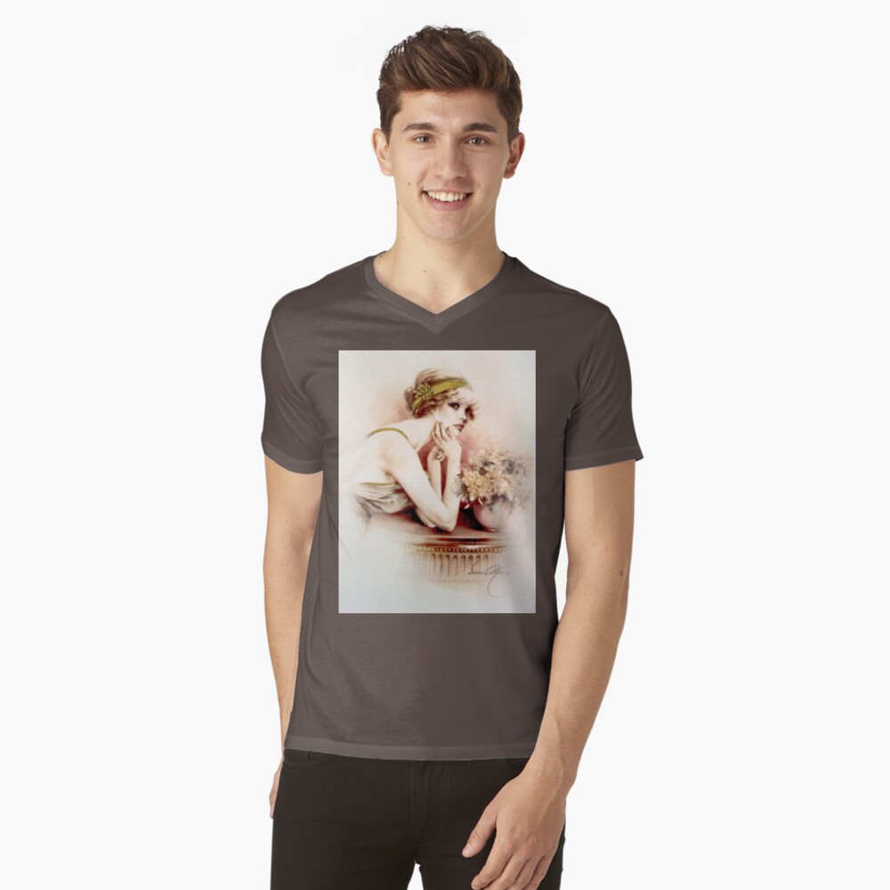 Item preview, V-Neck T-Shirt designed and sold by sara-moon.
