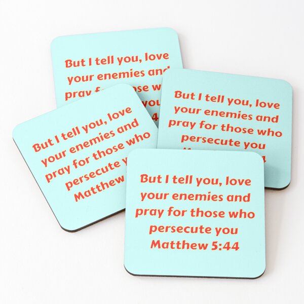 Item preview, Bible Verse Matthew 5:44 designed and sold by Prayingwarrior.