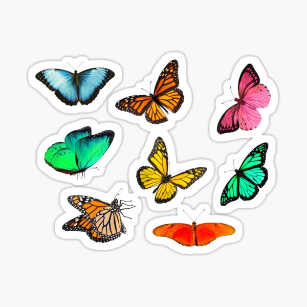 Item preview, butterfly sticker pack 1 designed and sold by ninafromtwitter.