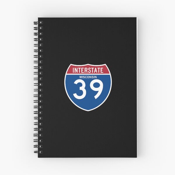 Item preview, Interstate 39 Wisconsin US Highway Shield Street Sign designed and sold by allcitymetro.