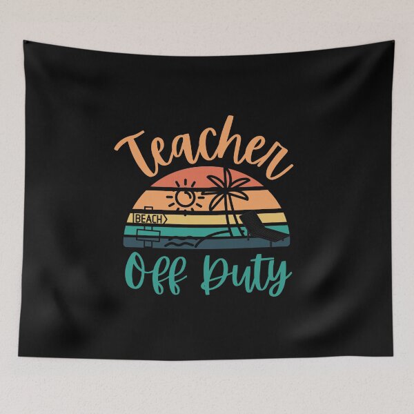 Item preview, teacher off duty sunglasses beach sunset designed and sold by Hey-Nice-Shirt.