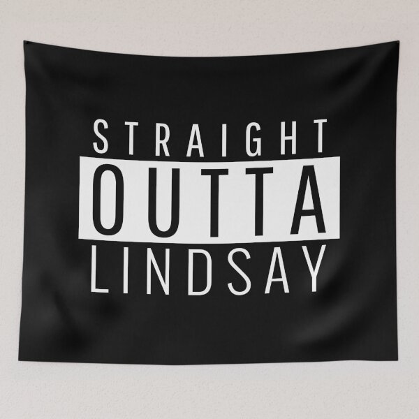 Item preview, Straight Outta Lindsay  designed and sold by Teelogic.