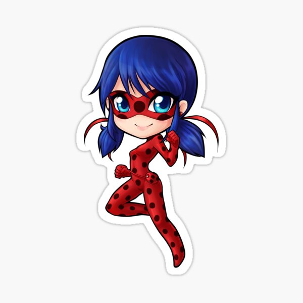 Chibi Ladybug Stickers | Redbubble