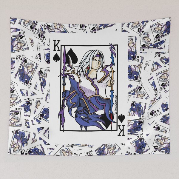 Item preview, Dark Knight & Lunar Paladin Cecil from FF4 Playing Card designed and sold by SamInJapan.