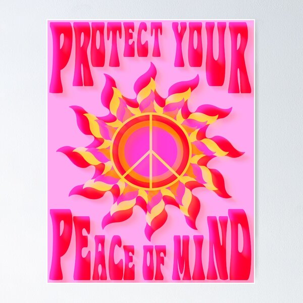 Item preview, protect your peace of mind designed and sold by Julia Santos.